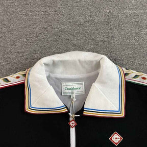 Jaqueta Casablanca Sport Logo Preta