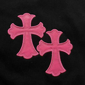 Camiseta Chrome Hearts Pink Cross