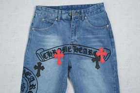 Calça Jeans Chrome Hearts
