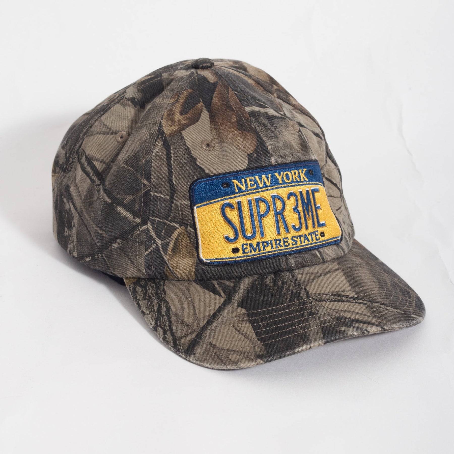 Bone Supreme License Plate Camo