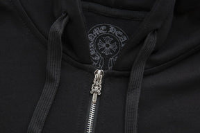 Moletom Chrome Hearts Horseshoe Floral Preto